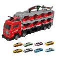 thumbnail image 4 of Juego De Juguetes Para Camiones Transportadores Grandes, Juguete Transportador De Almacenamiento Plegable Para Ni?os Y Ni?as, 4 of 8