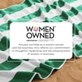 thumbnail image 3 of 100% Cotton Cabana Striped Beach & Pool Towels (4 Pack - 30" x 60", Green), 3 of 5