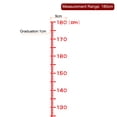 thumbnail image 2 of Altura Gráfico Regla Crecimiento Gráfico 180cm Métrica Medida PVC Autoadhesivo Medidas Entrega Regla Pegatina Indicador con Transferencia Película para Medir Altura, Rojo, 2 of 5