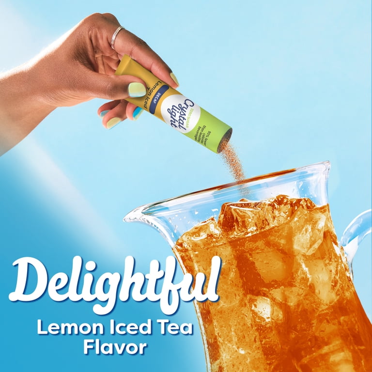 Crystal Light Naturally Flavored Decaf Lemon Iced Tea, Sweet Sugar