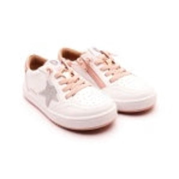 Old Soles Platinum Runner Leather Sneaker, 34, White