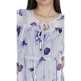 thumbnail image 6 of Moomaya Printed Flared Full Sleeve Tops For Women Summer Casual Short Kurta-NG, 6 of 9