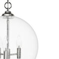 thumbnail image 4 of Hunter - High Oaks 3-light Brushed Nickel, Medium Size Pendant Light, Dimmable, Formal Style, Globe Shaped, for Bedrooms, Dining, Living Rooms - 48061, 4 of 7