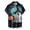 Mint Green-2, variant on LIIPEE Halloween Graphic Shirt For Men Short Sleeve Turn Down Collar Button Up Shirts Male Comfortable Breathable Party Tops,S