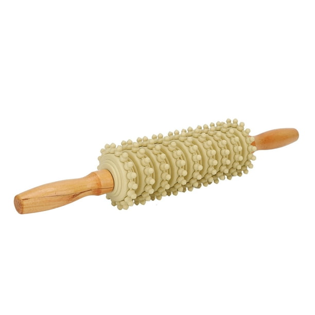 Wood Therapy Roller, Wooden Massage Roller Muscle Blasting Trigger