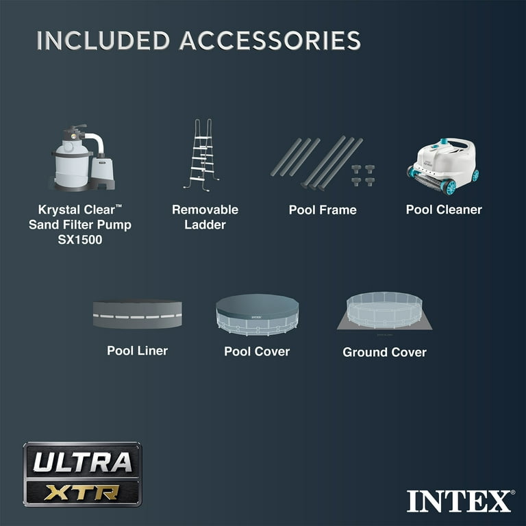 Intex Ultra XTR 16ft x 48in Above Ground Pool Set with Pump