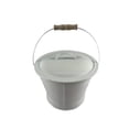 thumbnail image 1 of DOLITY Ash Bucket with Lid Essential Iron Fire Fireplace Wood 1pcs, 1 of 8
