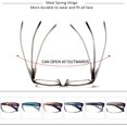 thumbnail image 4 of JOSCHOO Computer Reading Glasses for Women and Men 6 Pack Blue Light Blocking Spring Hinge Readers, 4 of 7