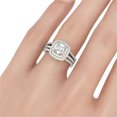 thumbnail image 5 of GKNET Elegant Cubic Zirconia Women 925 Silver Ring Wedding Party Delicate Jewelry Size 6-10-10-Silver, 5 of 7