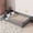 Grey#2, variant on Twin Size Adjustable Bed Base, Twin Size Floor Bed with Fence without Door, Rubber Wood Floor Bed with Safety Guardrails,Espresso, Espresso Bed Frames,Rubber Wood Platform Bed Frames