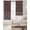 Brown Red, variant on Boho Brown Flower Blackout Curtains 45 Inches Long, Kitchen Black Out Window Treatments, Abstract Bohemia Pesley Floral Thermal Insulated Lined Drapes for Small Window with Grommet 42"x45"
