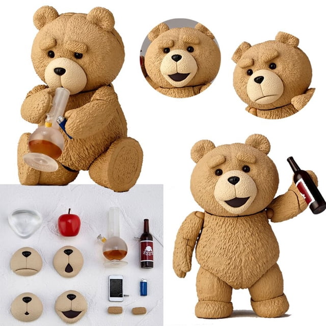 Nendoroid TED 2 Ted Teddy Bear Amazing Yamaguchi Revoltech No.006 BJD Figure Brick PVC Boxed Movie Model Action Figure Toy Gift heqiyong LED