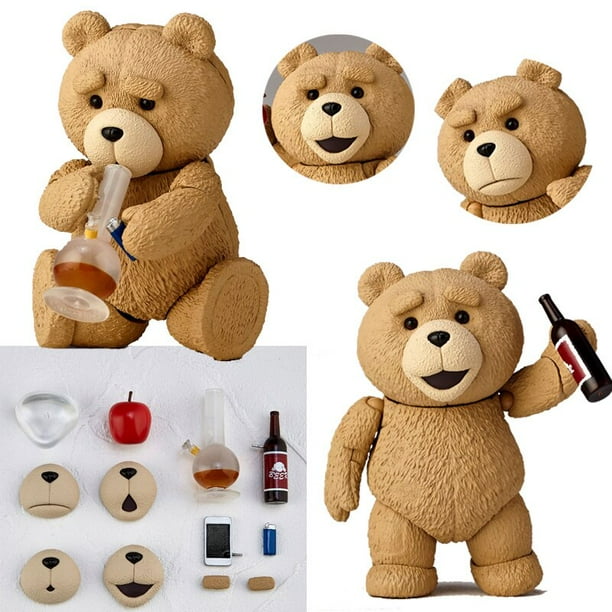 Nendoroid TED 2 Ted Teddy Bear Amazing Yamaguchi Revoltech No.006 BJD Figure Brick PVC Boxed Movie Model Action Figure Toy Gift heqiyong LED