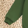 thumbnail image 4 of TOWED22 Toddler Girl Baby Clothes Fall Winter 2Pcs Set Long Sleeve Soft Tee + Joggers Cute Outfits Daily Wear(Dark Green,3-4 Y), 4 of 7