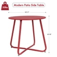 thumbnail image 7 of Yangming Side Table, Round Coffee Tea End Table for Living Room, Bedroom and Balcony, 7 of 7