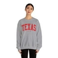 thumbnail image 4 of Texas TX Sweatshirt Gifts Crew Neck Shirt Long Sleeve Unisex, 4 of 7