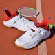 thumbnail image 2 of BINQER Zapatillas deportivas unisex de bádminton con hebilla giratoria y alta tracción y transpirables, 2 of 7