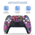 thumbnail image 4 of Crochet Blanket Granny Square Vintage PS5/PS5 Pro/PS5 Slim Digital Disc Skin Sticker For Console And Controller Skins, 4 of 7