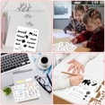 thumbnail image 6 of 36 Pcs Journal Stencils for Planners 4 x 7 Inch Scrapbook Stencils Planner Template Stencil Set for Journaling Notebook Scrapbooking Journals Book DIY Drawing Greeting Cards Diary Letters, 6 of 10