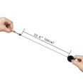 thumbnail image 3 of 2 pcs ID Card Holder Black ID Lanyard Easy-Pull Buckle Retractable Easy-Pull Badge Buckle, 3 of 5