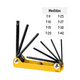 thumbnail image 3 of Juego Llaves Torx,  Bloosom Tipo Navaja, 8pzs, 22725 Amarillo con Negro, 3 of 3