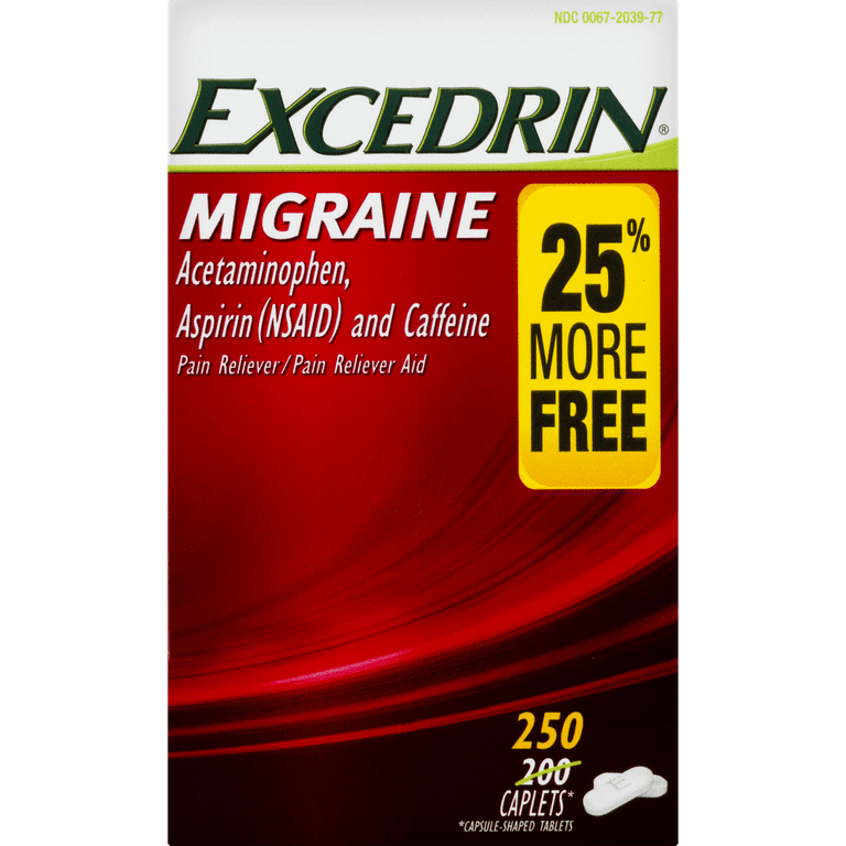 Excedrin Migraine Pain Reliever/Pain Reliever Aid - 100 count