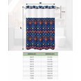 thumbnail image 6 of No Hook Shower Curtain with Snap in Liner, Boho Style Bohemia Purple Navy Blue Orange Hotel Shower Curtains for Bathroom, Washable Shower Curtain Liner Set with Mesh Top Window, 54"x78", 6 of 6