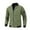 Green, variant on Herrnalise Men's Fashion Casual Baseball Uniform Stand Collar Jacket Solid Pocket Zipper Long Sleeve Tops Jacket Coat Green