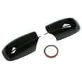 thumbnail image 4 of Cubiertas De Espejo De Puerta Lateral, Alta Resistencia Colorfast 2 Piezas Carcasa De Espejo Retrovisor A Prueba De Polvo Resistente Negro Brillante Para Accesorios De Coche ANGGREK Otros, 4 of 8