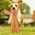 thumbnail image 4 of XEOVHV Whiskerspot Octopus Dog Toy,Eco-Friend Octopus Plush, Dance Octopus Squeaky Plush Dog Toys, Dogs Chew Toys for Aggressive Chewers, Made of Bite Resistance Material, No Stuffing (Orange), 4 of 6