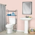 thumbnail image 2 of Home Basics 2 Shelf Bathroom Space Saver, Bronze, 2 of 6