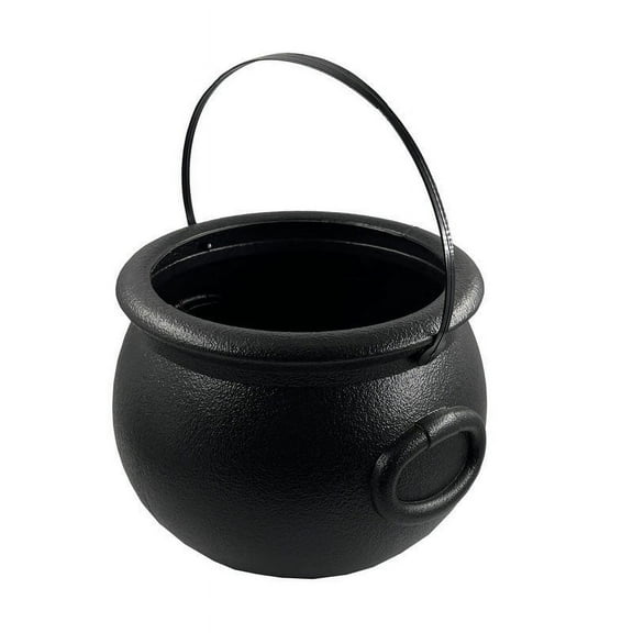 CASAFUN Halloween Trick or Treat Black Witch Jar Bucket 9Pcs,Candy Basket and Buckets for Trick or Treating, Halloween Pails with Handle for Kids Halloween Party Favors Supplies Props