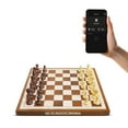 thumbnail image 1 of Juego de ajedrez electrónico Chessnut Air Un tablero de ajedrez de madera magníficamente hecho a mano con LED de reinas adicionales Juego de ajedrez electrónico adaptable por IA y aplicación con table, 1 of 6