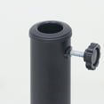 thumbnail image 4 of Abble 33 lbs. Heavy Duty Patio Umbrella Base Outdoor Market Umbrella Stand in Black, 4 of 6