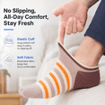 thumbnail image 2 of LITERRA Mens 12 Pairs No Show Socks Low cut Invisible Non Slip Thin Socks for Men, 2 of 7