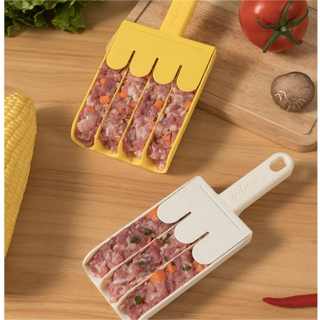Xihbxyly Juego para Hacer Albóndigas, Herramienta de Cocina Multifuncional, Antiadherente, Fácil de Limpiar, Versátil para Pescado y Albóndigas, Práctico Accesorio de Cocina, Preparación Eficiente de