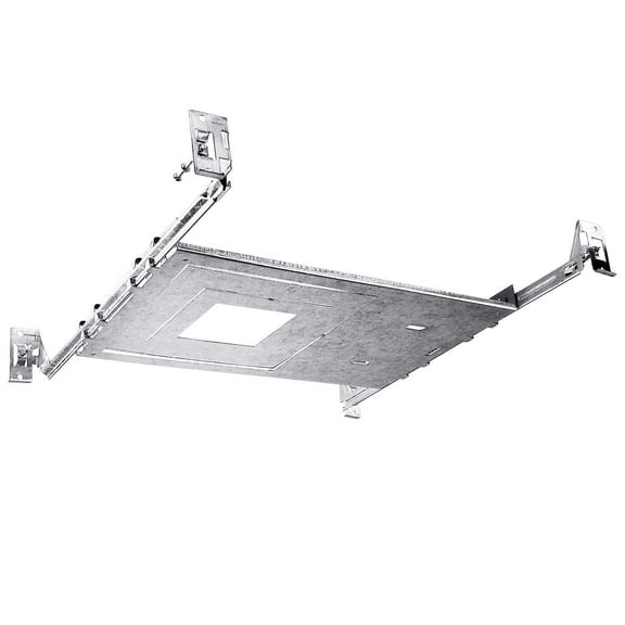 Luxrite New Construction Mounting Plate, 3-4-6 Inch Square LED Recessed Lighting Kits, ETL Listed