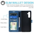 thumbnail image 4 of ETFAST Wallet Card Slot Flip Zipper Leather Phone Case For Samsung Galaxy S24 Ultra S24Plus S23 Ultra S23Plus S23FE S22 Ultra S21 Ultra S20 S10 S9 Leather Phone case, 4 of 9