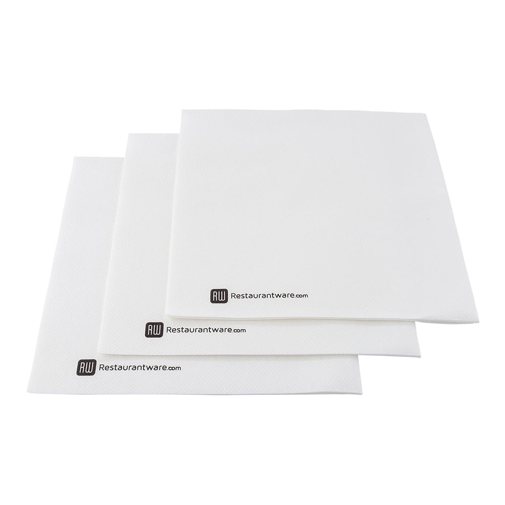 Paper Dinner Napkins, 3 Ply Napkins, Disposable Dinner Napkins White