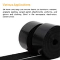 thumbnail image 2 of CANOPUS Hook and Loop Tape, Adhesive Backing Black Fastener Rolls, (1 inch x 15 feet) with 3M Sticky Back, Waterproof Tape For Outdoor and Indoor, 2 of 6