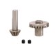thumbnail image 5 of Juego de engranajes de puente de metal para coche RC, piezas fáciles de usar, eje delantero y trasero de alto rendimiento Estilo A, 5 of 9