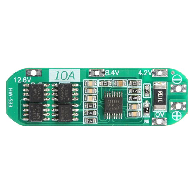 Tablero de protección del cargador de batería de litio 3S 10A 11.1V 12V 12.6V para 18650
