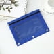 thumbnail image 5 of Estuche para lápices, bolsa para lápices, 2 piezas, carpeta de tela con ojales, B5, bolsa de almacenamiento para oficina, con tres agujeros y cremallera, estuche para lápices., 5 of 9