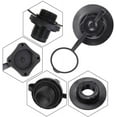 thumbnail image 2 of BUZIFU 2pcs Air Valve Inflatable Boat Spiral Air Plugs One-way Inflation Replacement Screw Boston Valve for Rubber Dinghy Raft Kayak Pool Boat Airbeds,Black, 2 of 6