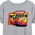 thumbnail image 3 of Disney Cars - Original Lightning McQueen #95 - Women's Oversized T-Shirt, 3 of 5