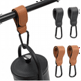 thumbnail image 3 of Noneea 4PCS Stroller Hook Accessories, Multipurpose Stroller Bag Hooks, Leather Stroller Clips for Diaper Bags Pet Carts Grocery Shopping Bags, 3 of 6