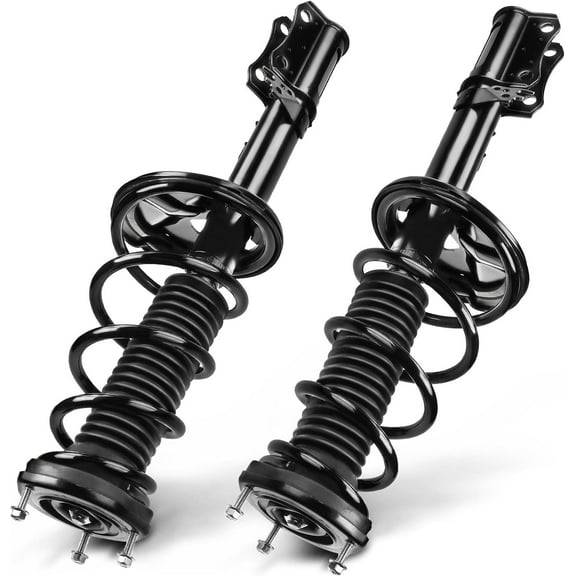 A-Premium Rear Pair (2) Complete Strut & Coil Spring Assembly Compatible with Toyota Camry 2002-2003 & Lexus ES300 2002-2003, Driver and Passenger Side