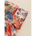 thumbnail image 6 of Bagilaanoe 4th of July Toddler Baby Boys Shirts Casual Short Sleeve Flag Print Tops 1T 2T 3T 4T 5T 6T Kids Independence Day Clothes, 6 of 7
