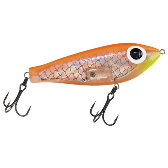 B&L Paul Browns BPF-27 Fat Boy Pro Orange/Black Silver Topwater Fishing Lure