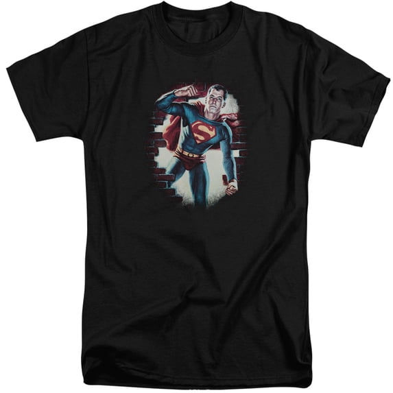 Superman - Vintage Steel - Tall Fit Short Sleeve Shirt - XX-Large